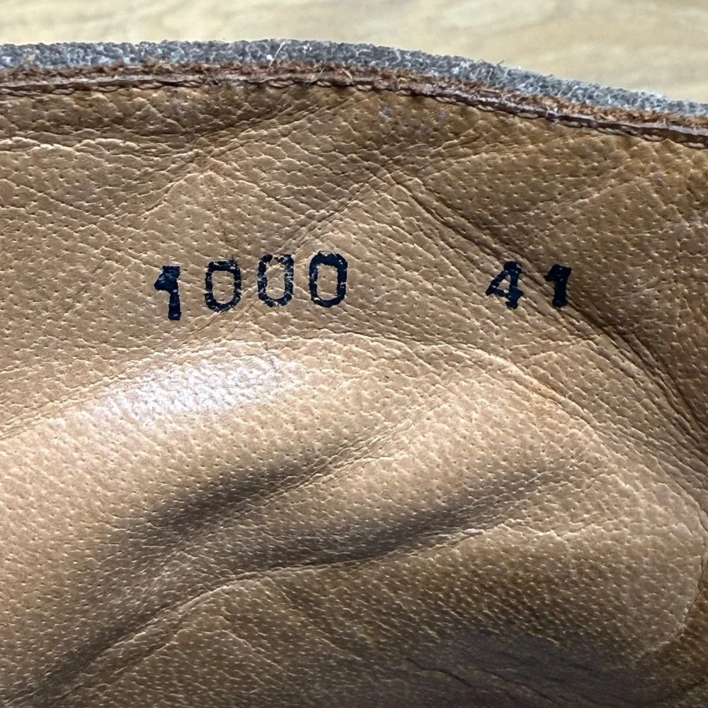 Antonio Maurizi Taupe Suede Chukka Boots Mens 8 EU 41 Vibram Minimalist Business